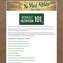 Natural Running Fuel Recipes and Guidelines