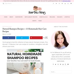 Natural Shampoo Recipes