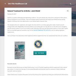 Natural Treatment for Arthritis