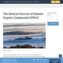 The Natural Sources of Volatile Organic Compounds (VOCs)