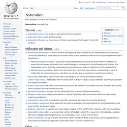 Naturalism - Wikipedia