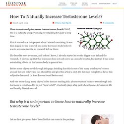 How to Naturally Increase Testosterone Levels?