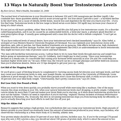 13 Ways to Naturally Boost Your Testosterone Levels