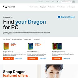 Software: Dragon for PC