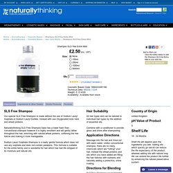 Shampoo SLS free Extra Mild - Naturallythinking Pure Aromatherapy and Spa