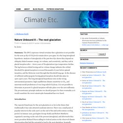 Nature Unbound X – The next glaciation