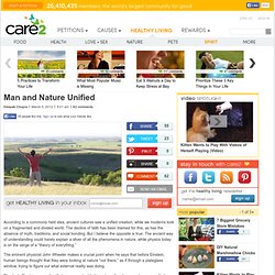 Man and Nature Unified