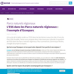 L’ESS dans les Parcs naturels régionaux : l’exemple d’Ecooparc