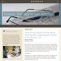 What Do You Need to Know About Working With a Naturopathic Doctor in San Antonio, Tx?