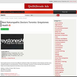 Best Naturopathic Doctors Toronto: Greystones Health - Canada , Canada