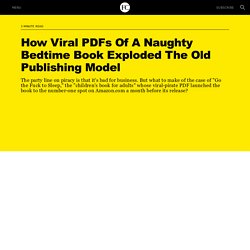 How Viral PDFs Of A Naughty Bedtime Book Exploded The Old Publishing Model