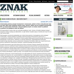 Nauka i biznes w Polsce - dwa różne światy - Marek Hołyński - Miesięcznik Znak numer 673