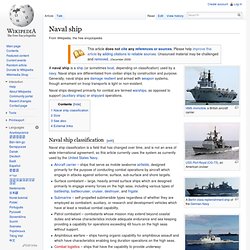 Naval ship