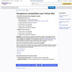SLN3257 - Navigateurs compatibles avec Yahoo Mail
