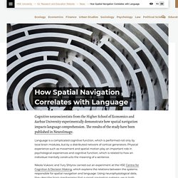 How Spatial Navigation Correlates with Language – News – IQ: Research and Education Website – Higher School of Economics National Research University