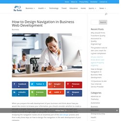 How to Design Navigation in Business Web Development