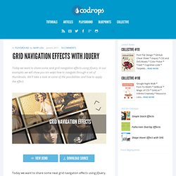 Grid Navigation Effects with jQuery