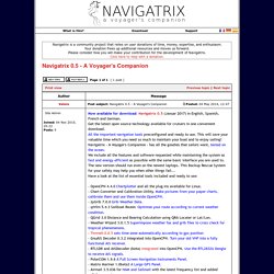 View topic - Navigatrix 0.5 - A Voyager's Companion