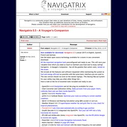 View topic - Navigatrix 0.5 - A Voyager's Companion