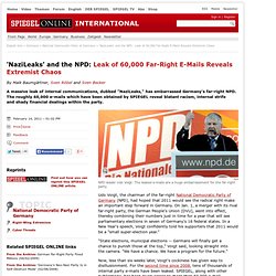 'NaziLeaks': Leak of 60,000 Far-Right Emails Reveals Extremist Chaos - SPIEGEL ONLINE - News - International