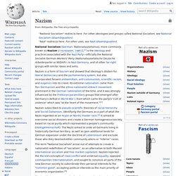 Nazism - Wikipedia