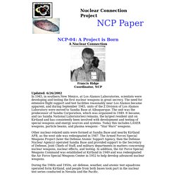 NCP: A Project Is Born