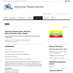 National Democratic Alliance Army-Eastern Shan State "NDAA-ESS"
