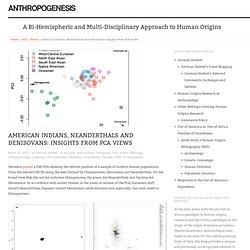 American Indians, Neanderthals and Denisovans: Insights from PCA Views