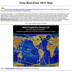 Near-Real-Time MUF Map