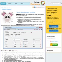NeatMouse - Keyboard Mouse Emulator