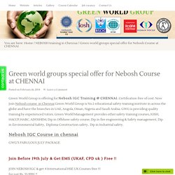 Green World Group's special combo offer
