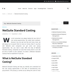 What are the Necessary Features of NetSuite Standard Costing?