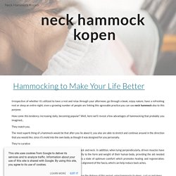 Neck Hammock Kopen