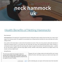 neck hammock uk