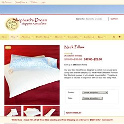 Neck Pillow - Shepherd's Dream