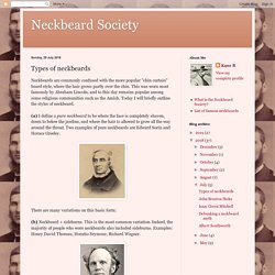 Types of neckbeards
