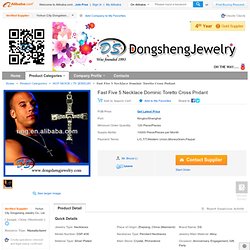 Fast Five 5 Dominic Toretto cross pendant necklace - Detailed info for Fast Five 5 Dominic Toretto cross pendant necklace,Cross pendant,Fast Five 5 Dominic Toretto cross pendant necklace,DSP-406 on Alibaba.com