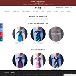 Different Ways Of Tying A Tie