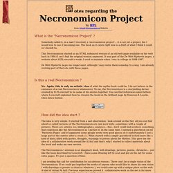 Necronomicon Project - Index