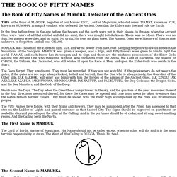 Necronomicon by Simon - The Book of Fifty Names