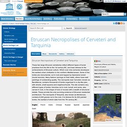 Etruscan Necropolises of Cerveteri and Tarquinia