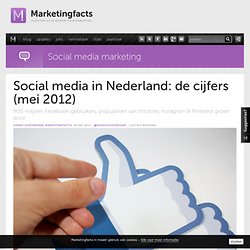 Social media in Nederland: de cijfers (mei 2012)