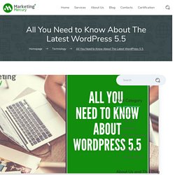 All You Need to Know About The Latest WordPress 5.5 - Marketing Mercury