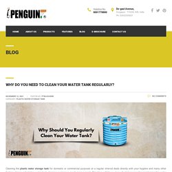 Why Do You Need To Clean Your Water Tank Regularly?