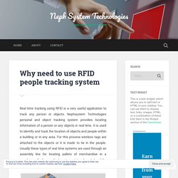 Why need to use RFID people tracking system