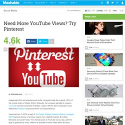 Need More YouTube Views? Try Pinterest