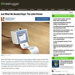 Just What We Needed Dept: The Little Printer