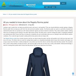 All you needed to know about the Regatta Romina jacket
