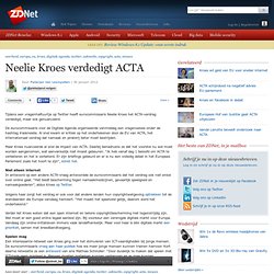 Neelie Kroes verdedigt ACTA