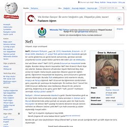 Nef'i - Vikipedi